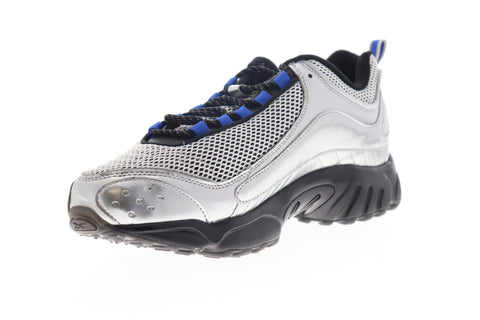 Reebok Daytona DMX II EG7752 Mens Silver Mesh Lifestyle Sneakers Shoes