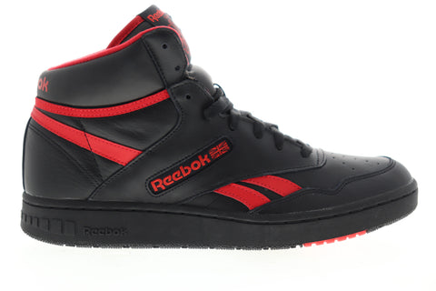 Reebok BB 4600 EH3332 Mens Black Leather High Top Lifestyle Sneakers Shoes