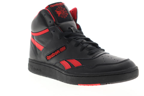 Reebok BB 4600 EH3332 Mens Black Leather High Top Lifestyle Sneakers Shoes