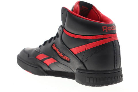 Reebok BB 4600 EH3332 Mens Black Leather High Top Lifestyle Sneakers Shoes