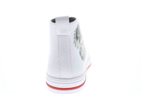 Ed Hardy Ink EH9028H Mens White Synthetic Lace Up Lifestyle Sneakers Shoes