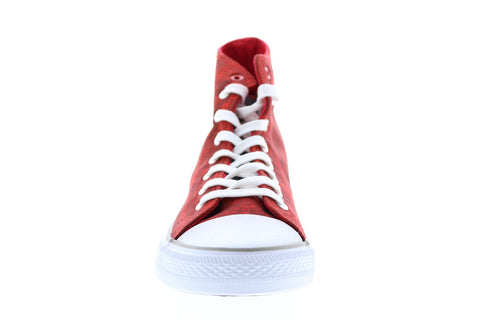 Ed Hardy Eagle EH9037H Mens Red Canvas Lace Up Lifestyle Sneakers Shoes