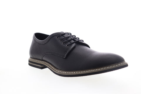 English Laundry Canning EJ322S23 Mens Black Leather Plain Toe Oxfords Shoes