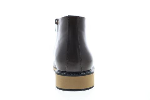 English Laundry Haddock EK503S72 Mens Brown Leather Mid Top Chukkas Boots