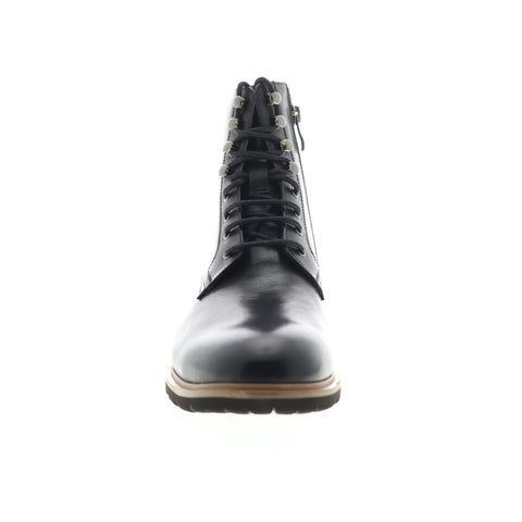 English Laundry Flynn EL2236B Mens Black Leather High Top Casual Dress Boots