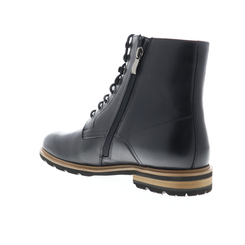 English Laundry Flynn EL2236B Mens Black Leather High Top Casual Dress Boots