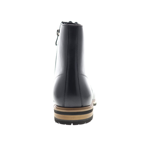 English Laundry Flynn EL2236B Mens Black Leather High Top Casual Dress Boots