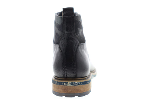 English Laundry Ronan EL2253B Mens Black Leather High Top Casual Dress Boots