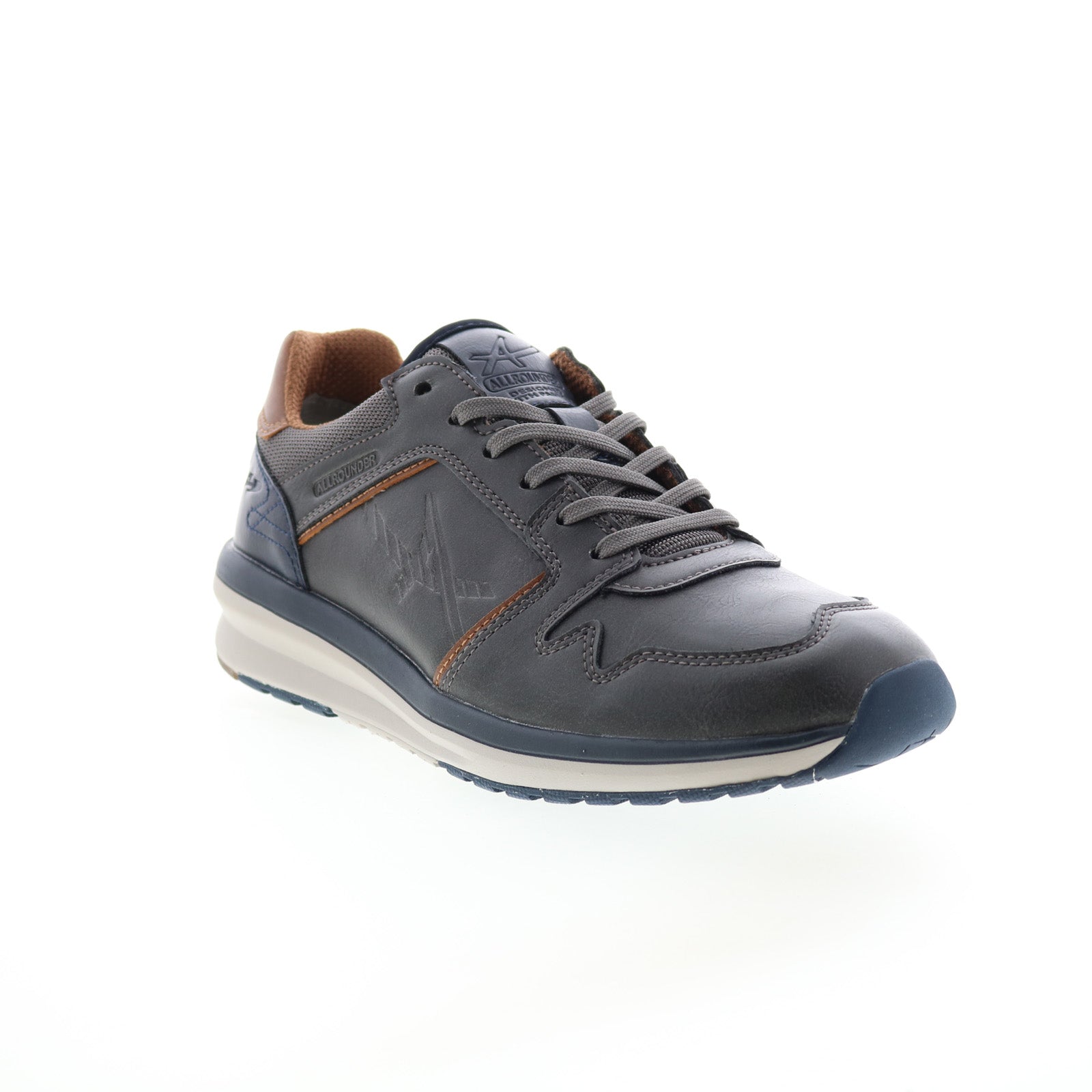Allrounder by Mephisto El Paso Mens Gray Leather Lifestyle  display picture 1