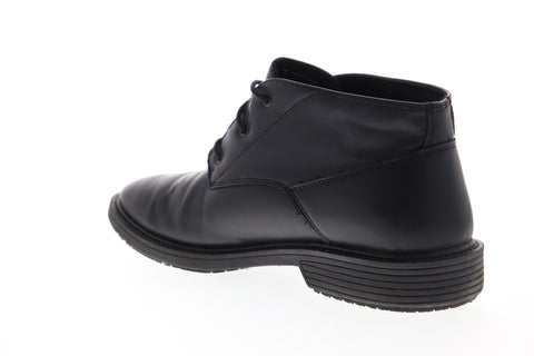 Emeril Lagasse Ward Smooth ELMWARDV-001 Mens Black Leather Mid Top Chukkas Boots
