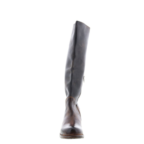 BedStu Manchester F311003 Womens Brown Leather Lace Up Knee High Boots
