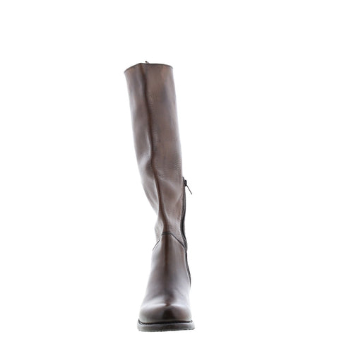BedStu Manchester F311003 Womens Brown Leather Lace Up Knee High Boots