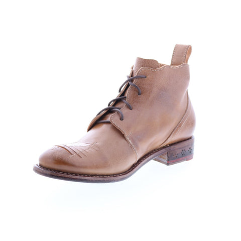 BedStu Barkley F314001 Womens Brown Leather Lace Up Casual Dress Boots