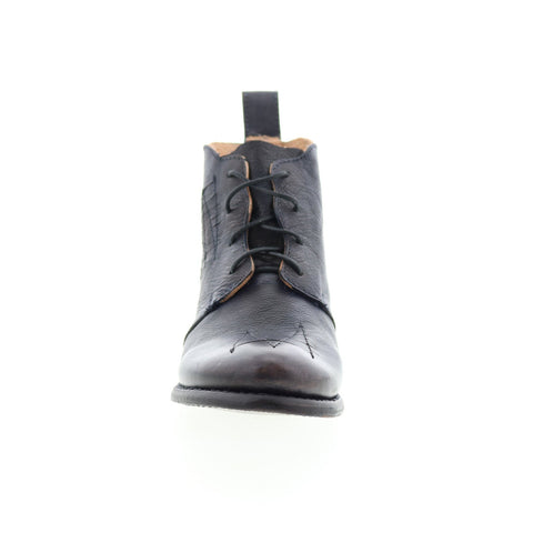 BedStu Barkley F314001 Womens Brown Leather Lace Up Casual Dress Boots