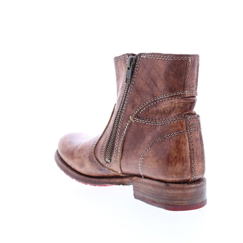 BedStu Eiffel F315403 Womens Brown Leather Zipper Casual Dress Boots