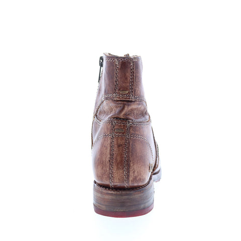 BedStu Eiffel F315403 Womens Brown Leather Zipper Casual Dress Boots