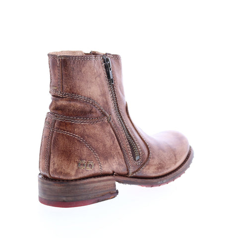 BedStu Eiffel F315403 Womens Brown Leather Zipper Casual Dress Boots