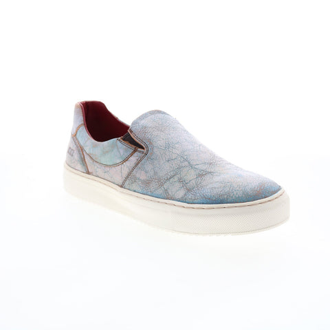 BedStu Hermione F319001 Womens Blue Leather Lifestyle Sneakers Shoes
