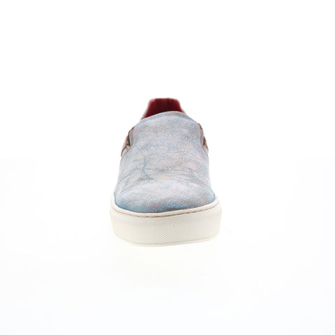 BedStu Hermione F319001 Womens Blue Leather Lifestyle Sneakers Shoes
