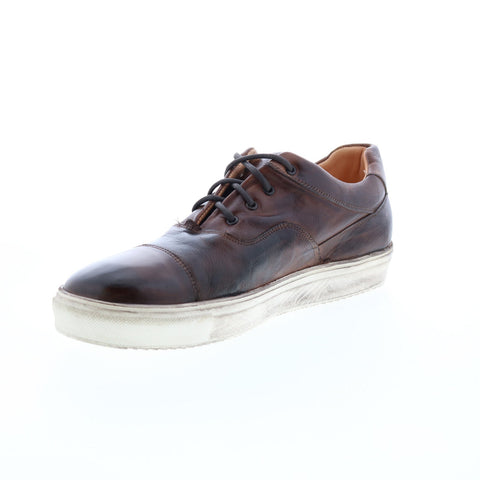 BedStu Holly F319002 Womens Brown Leather Lace Up Lifestyle Sneakers Shoes