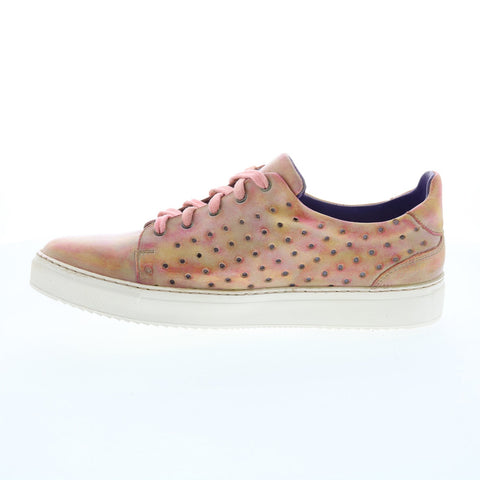 BedStu Lyne F319010 Womens Brown Leather Lace Up Lifestyle Sneakers Shoes