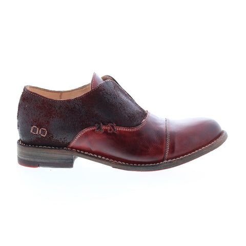 BedStu Garden F321111 Womens Burgundy Leather Slip On Loafer Flats Shoes