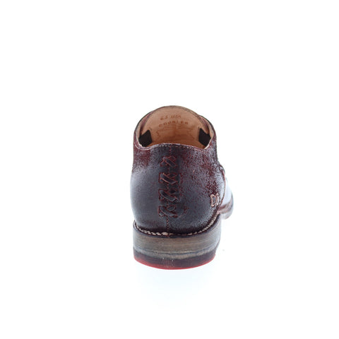 BedStu Garden F321111 Womens Burgundy Leather Slip On Loafer Flats Shoes