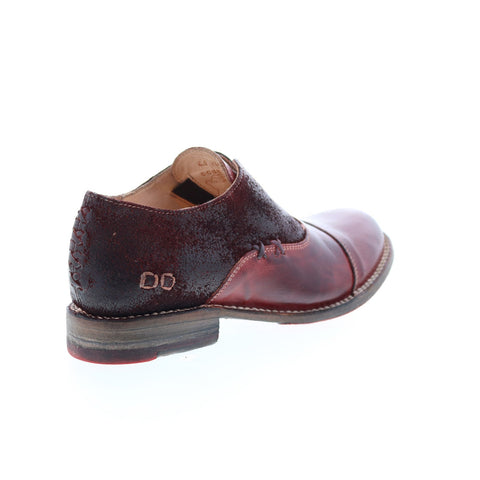 BedStu Garden F321111 Womens Burgundy Leather Slip On Loafer Flats Shoes
