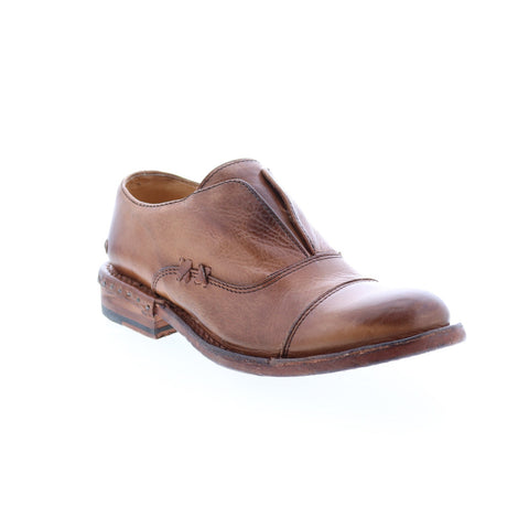 BedStu Garden F321111 Womens Brown Leather Slip On Loafer Flats Shoes