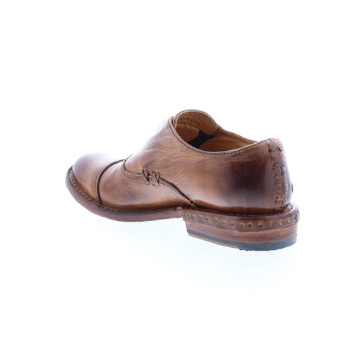 BedStu Garden F321111 Womens Brown Leather Slip On Loafer Flats Shoes