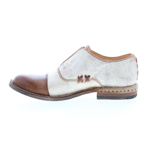 BedStu Garden F321111 Womens Brown Leather Slip On Loafer Flats Shoes