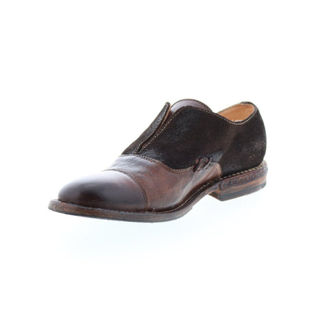 BedStu Garden F321111 Womens Brown Suede Slip On Loafer Flats Shoes