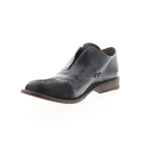 BedStu Garden M F321114 Womens Black Leather Slip On Loafer Flats Shoes