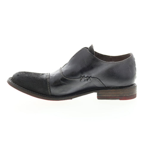 BedStu Garden M F321114 Womens Black Leather Slip On Loafer Flats Shoes