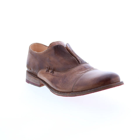 BedStu Garden M F321114 Womens Brown Leather Slip On Loafer Flats Shoes