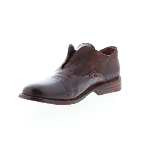 BedStu Garden M F321114 Womens Burgundy Leather Loafer Flats Shoes