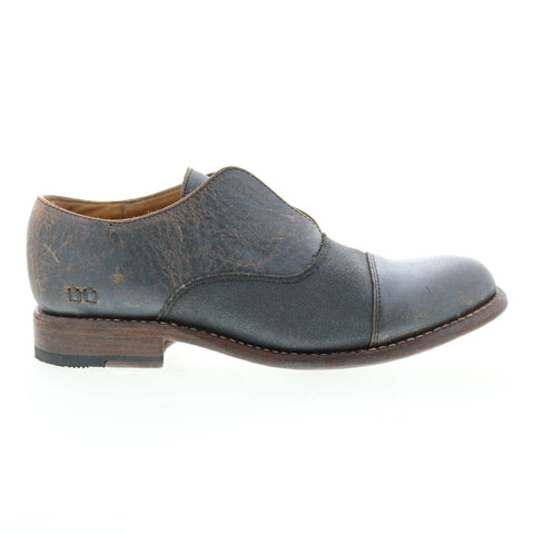 BedStu Eden F321119 Womens Gray Leather Oxfords & Lace Ups Casual Shoes