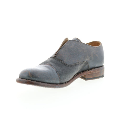 BedStu Eden F321119 Womens Gray Leather Oxfords & Lace Ups Casual Shoes