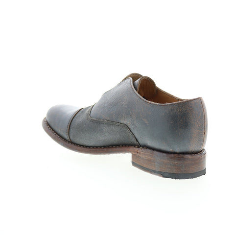 BedStu Eden F321119 Womens Gray Leather Oxfords & Lace Ups Casual Shoes