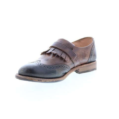 BedStu Dolly F321124 Womens Black Leather Loafers & Slip Ons Penny Shoes
