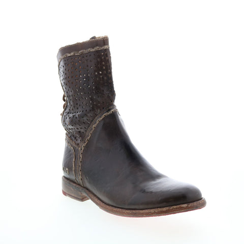 BedStu Cheshire S F321141 Womens Brown Leather Lace Up Casual Dress Boots