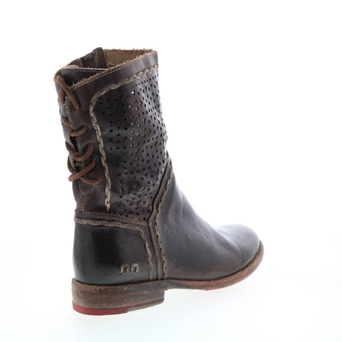 BedStu Cheshire S F321141 Womens Brown Leather Lace Up Casual Dress Boots