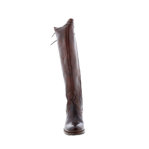 BedStu Fortune F322011 Womens Brown Leather Zipper Knee High Boots