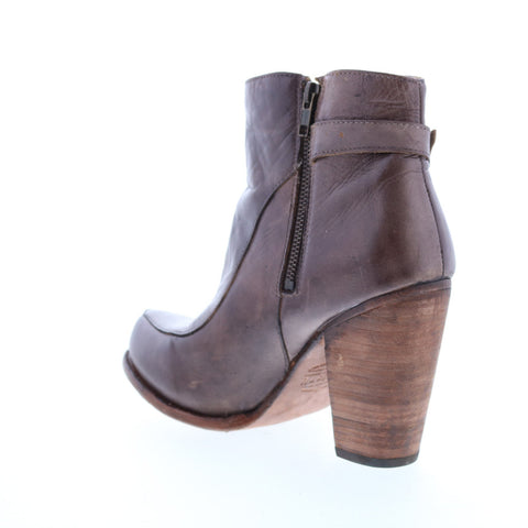 BedStu Isla F323000 Womens Brown Leather Hook & Loop Casual Dress Boots