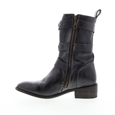 BedStu Blanchett F328003 Womens Black Leather Casual Dress Boots