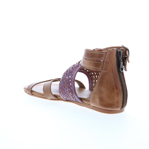 BedStu Capriana F373037 Womens Brown Leather Strap Sandals Shoes