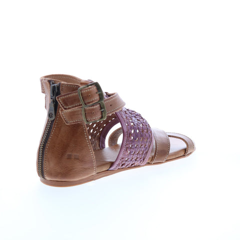 BedStu Capriana F373037 Womens Brown Leather Strap Sandals Shoes