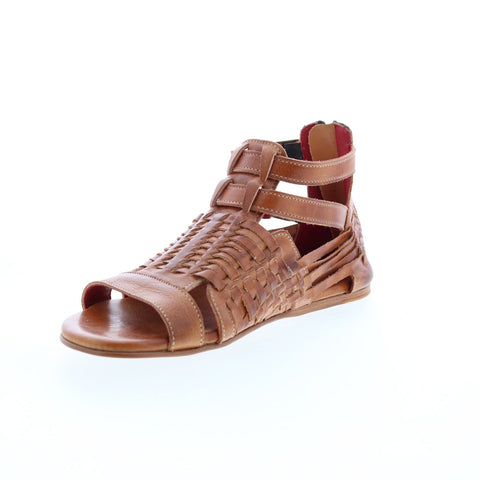 BedStu Claire II F373161 Womens Brown Leather Strap Sandals Shoes