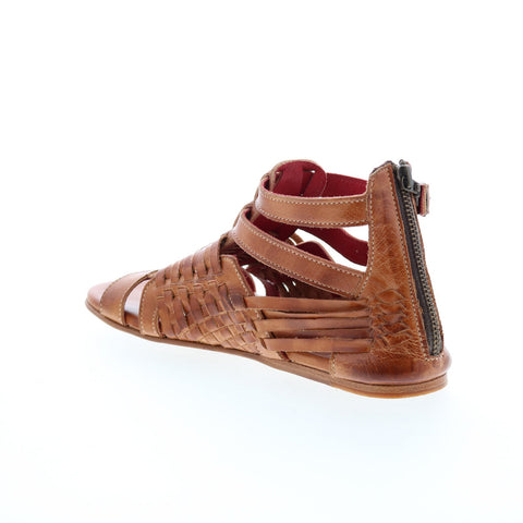 BedStu Claire II F373161 Womens Brown Leather Strap Sandals Shoes