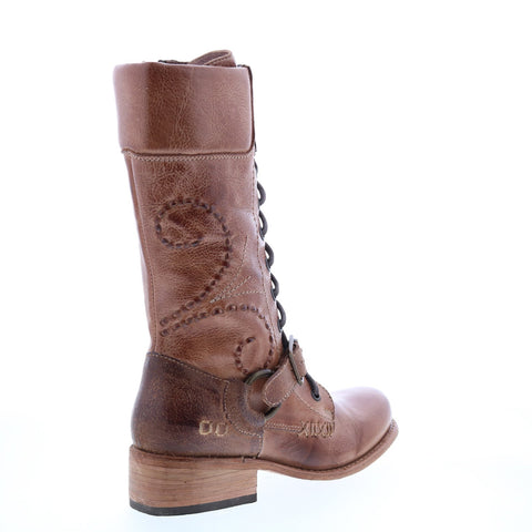 BedStu Shelby F378103 Womens Brown Leather Lace Up Casual Dress Boots